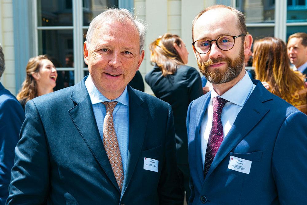 Thierry Janssen, partenaire associé chez Just in Time management, et Olivier Dewever, senior manager customer relationships chez PageGroup.