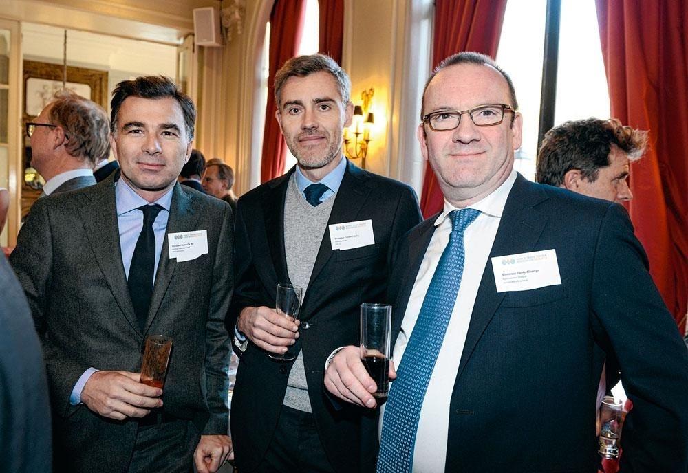 Xavier De Wil, architecte associé et gérant de MDW Architecture, Frédéric Dutry, gérant de Let's Up, et Denis Albertyn, administrateur délégué de l'Immobilière d'Argenteuil.