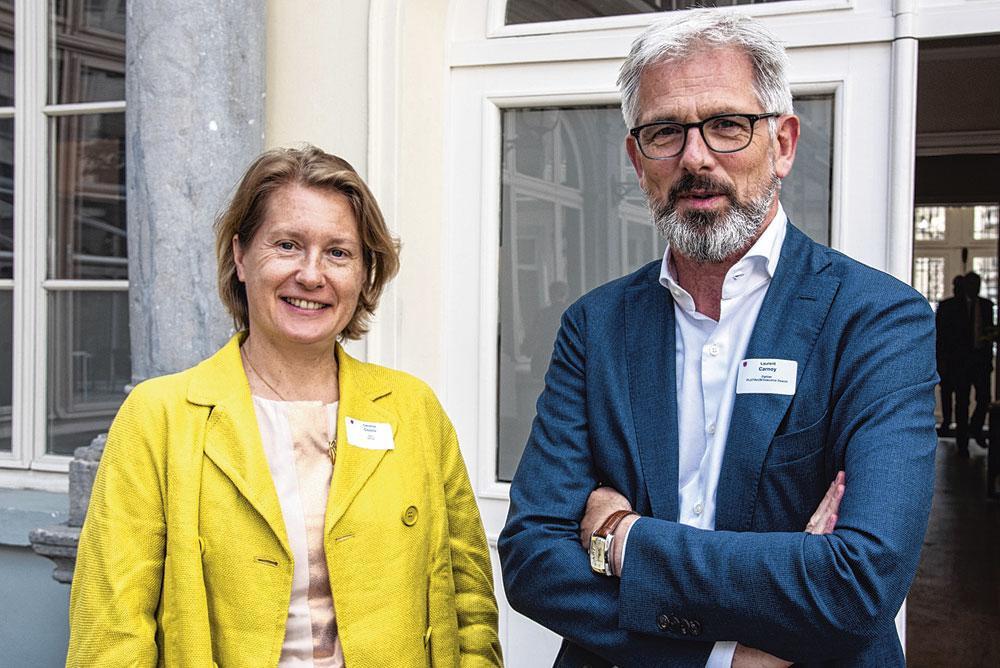 Caroline Ciuciu, CEO de EPCA, et Laurent Carnoy, associé chez Platinum Executive Search.