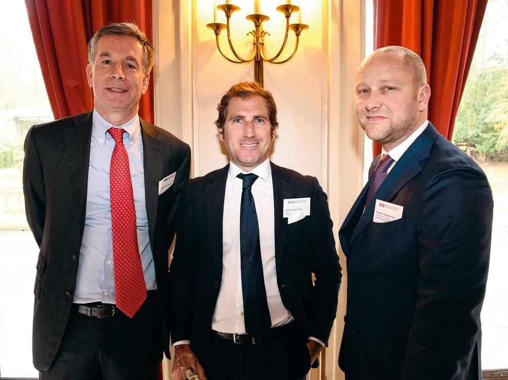 Thomas Heyerick, senior private banker, Michaël Jungers, partner chez Fide Capital,  et Christophe De Pauw, managing director de Greenstone.