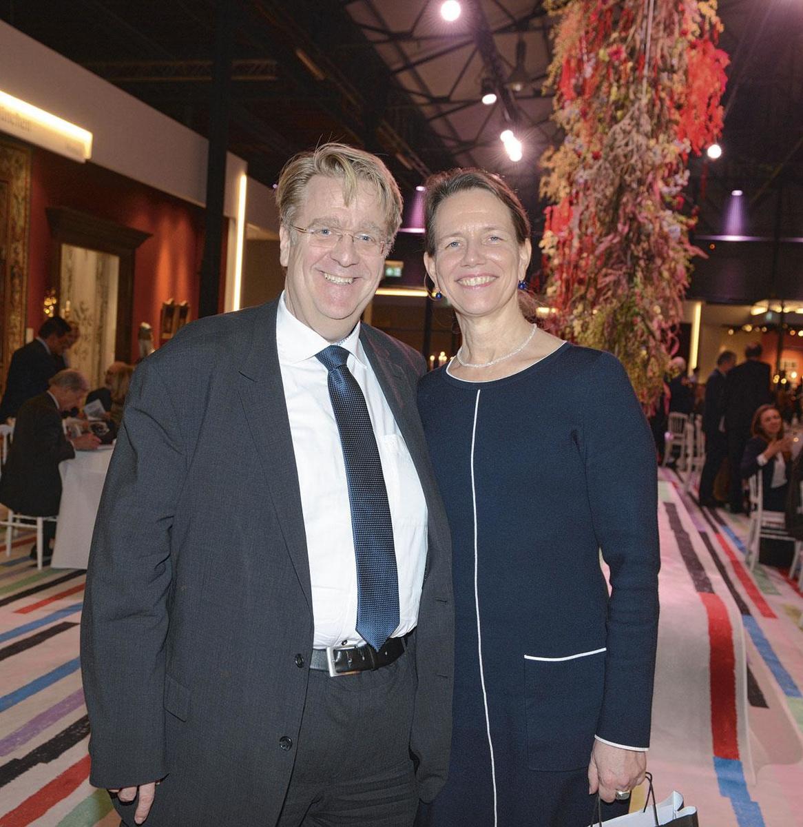 Martin Kotthaus, ambassadeur d'Allemagne  et son épouse.