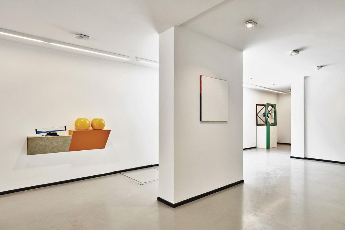 La fondation fait la part belle aux artistes minimalistes et conceptuels.