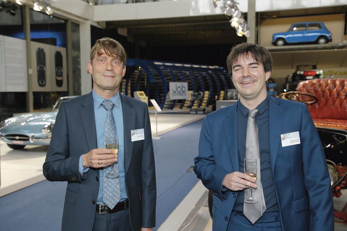 Paul Hautekiet, directeur général de HR Rail, et Vincent Vuylsteke, avocat chez Van Olmen & Wynant.