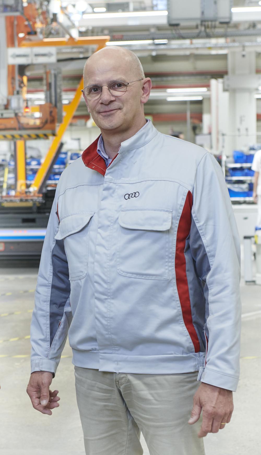 Jan Maris, chef de production chez Audi Brussels.