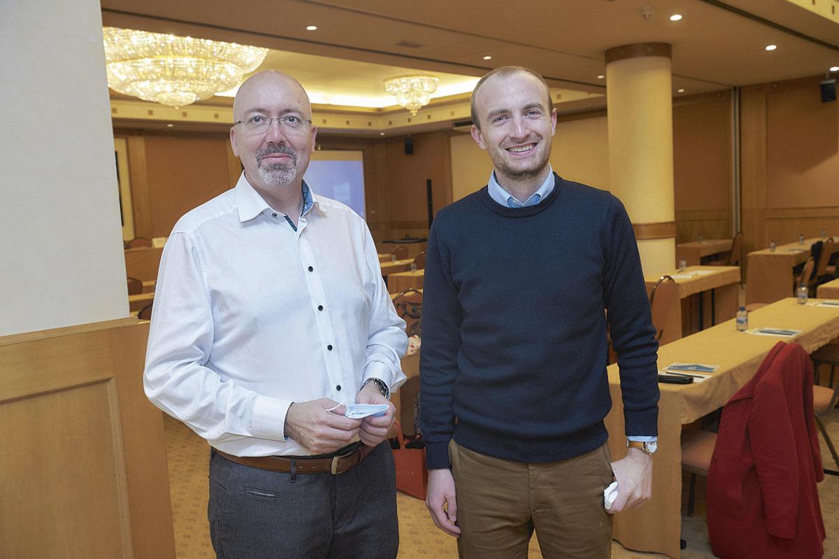 Laurent Van Hoyweghen et Martin Vard, inspecteurs des finances.