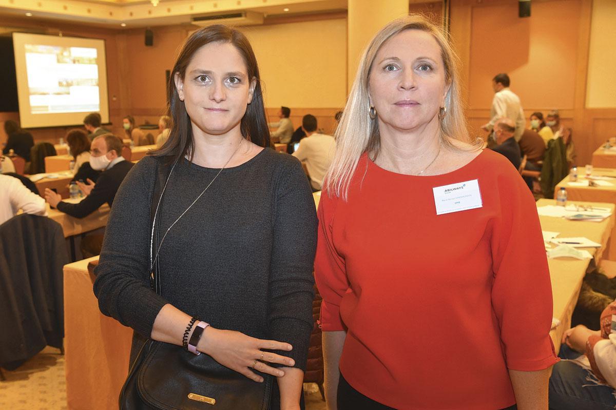 Christelle Paquot et Marie Nerissa Vanderlinden, respectivement chef de projet RH et attachée de direction des ressources humaines au Service public régional de Bruxelles.