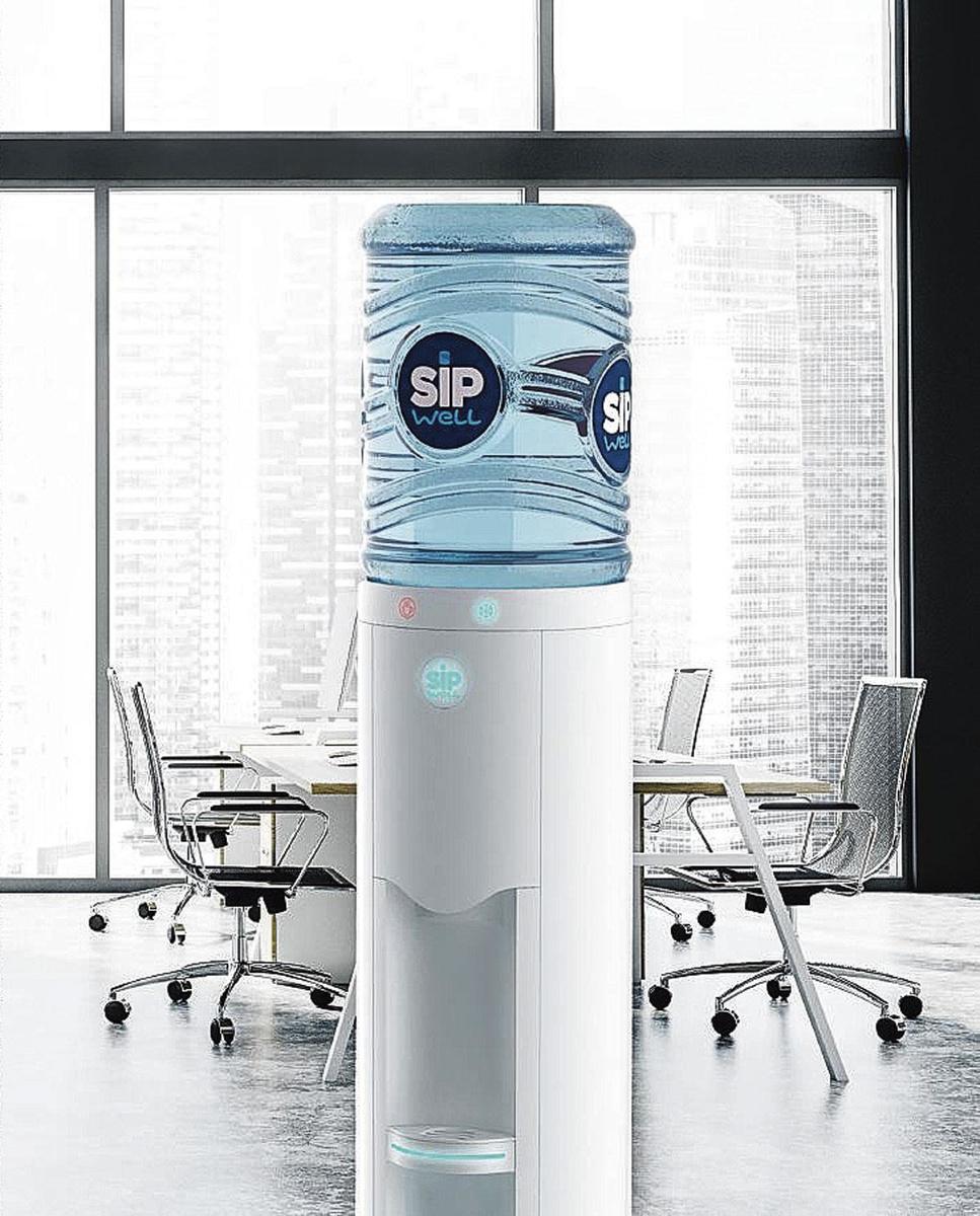 Sipwell, une société 100% belge, leader du marché de la fontaine d'eau