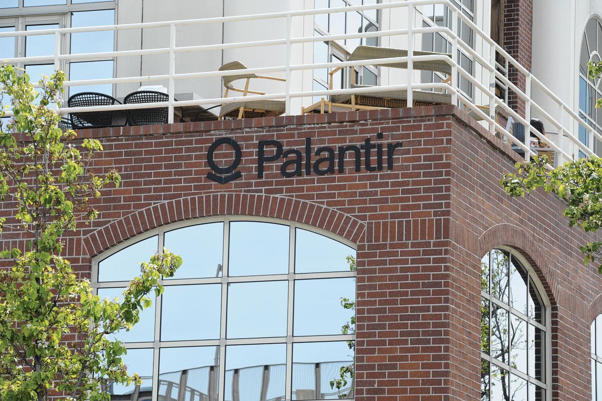 Le siège central de Palantir à Palo Alto (Californie).