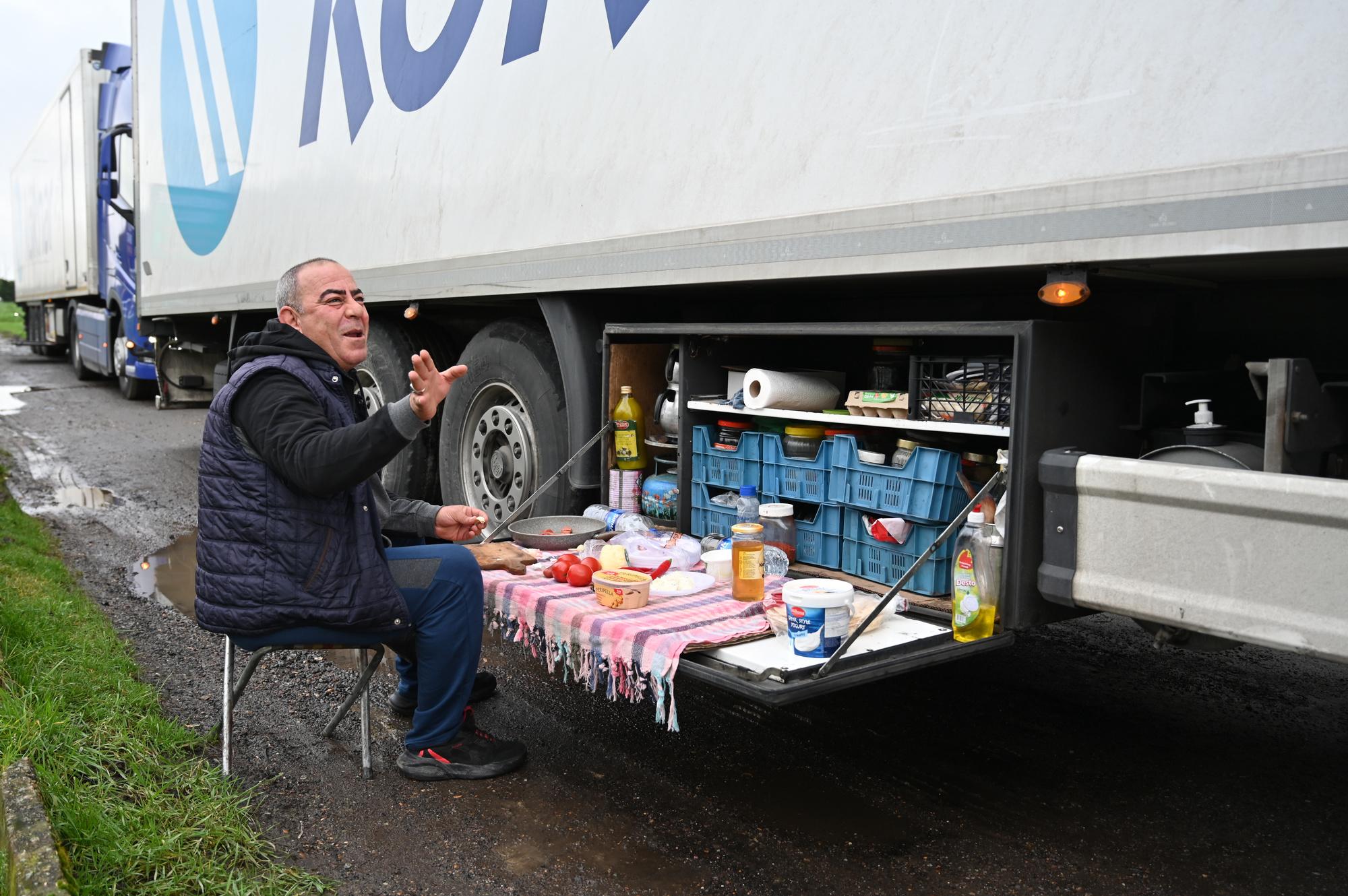 Routiers bloqués à Douvres: 