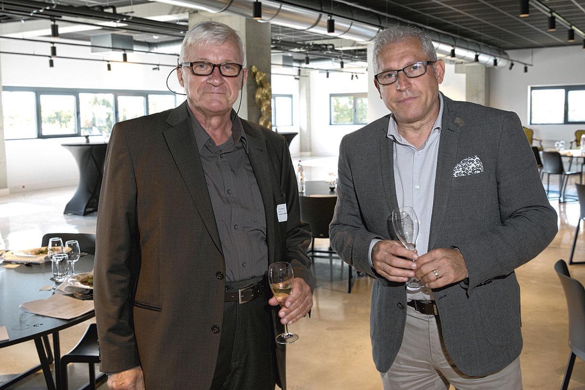 Paul Robaux, gérant de Business Information Consulting et Thierry Nollet, directeur du service juridique chez Group S.