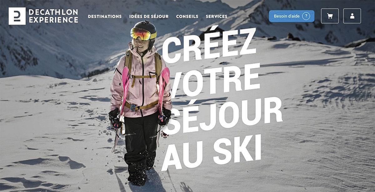 Decathlon Experience Le groupe vient de lancer en France un nouveau portail centré dans un premier temps sur la pratique du ski.