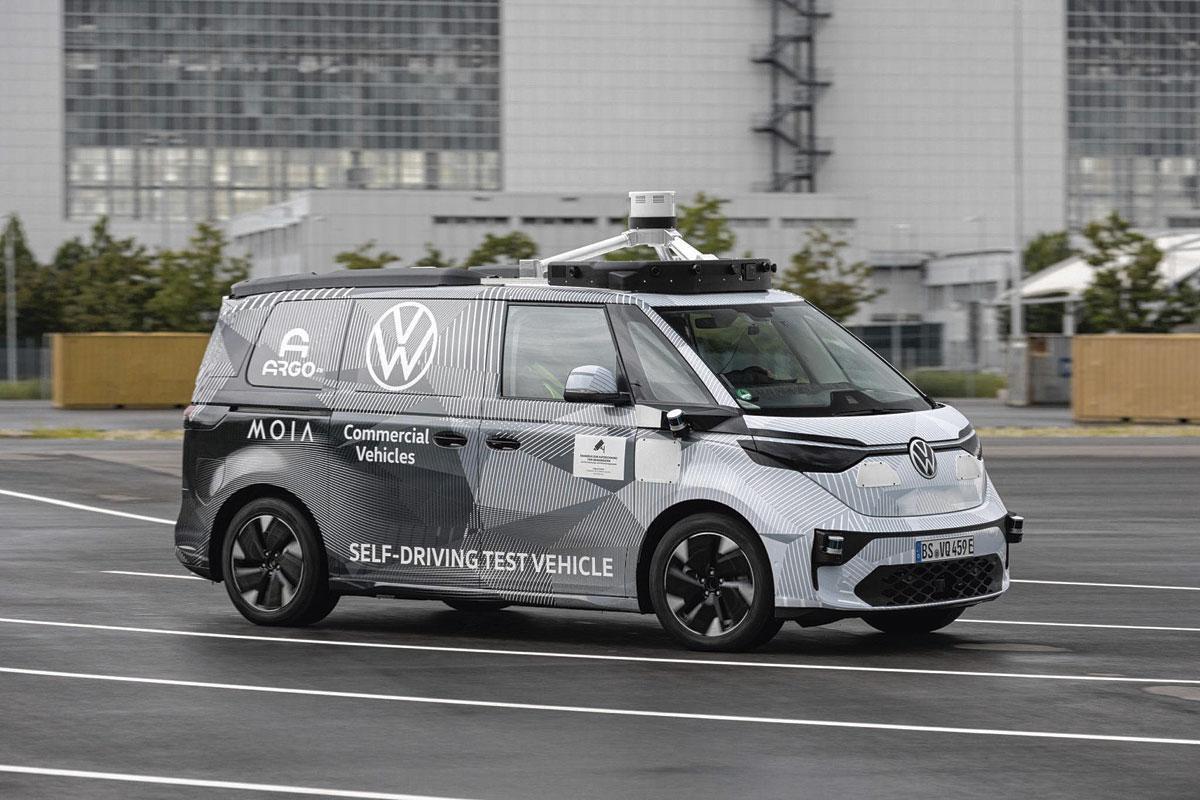 RETARD EUROPÉEN Pour ses projets de voiture autonome, VW utilise une technologie américaine, Argo AI.