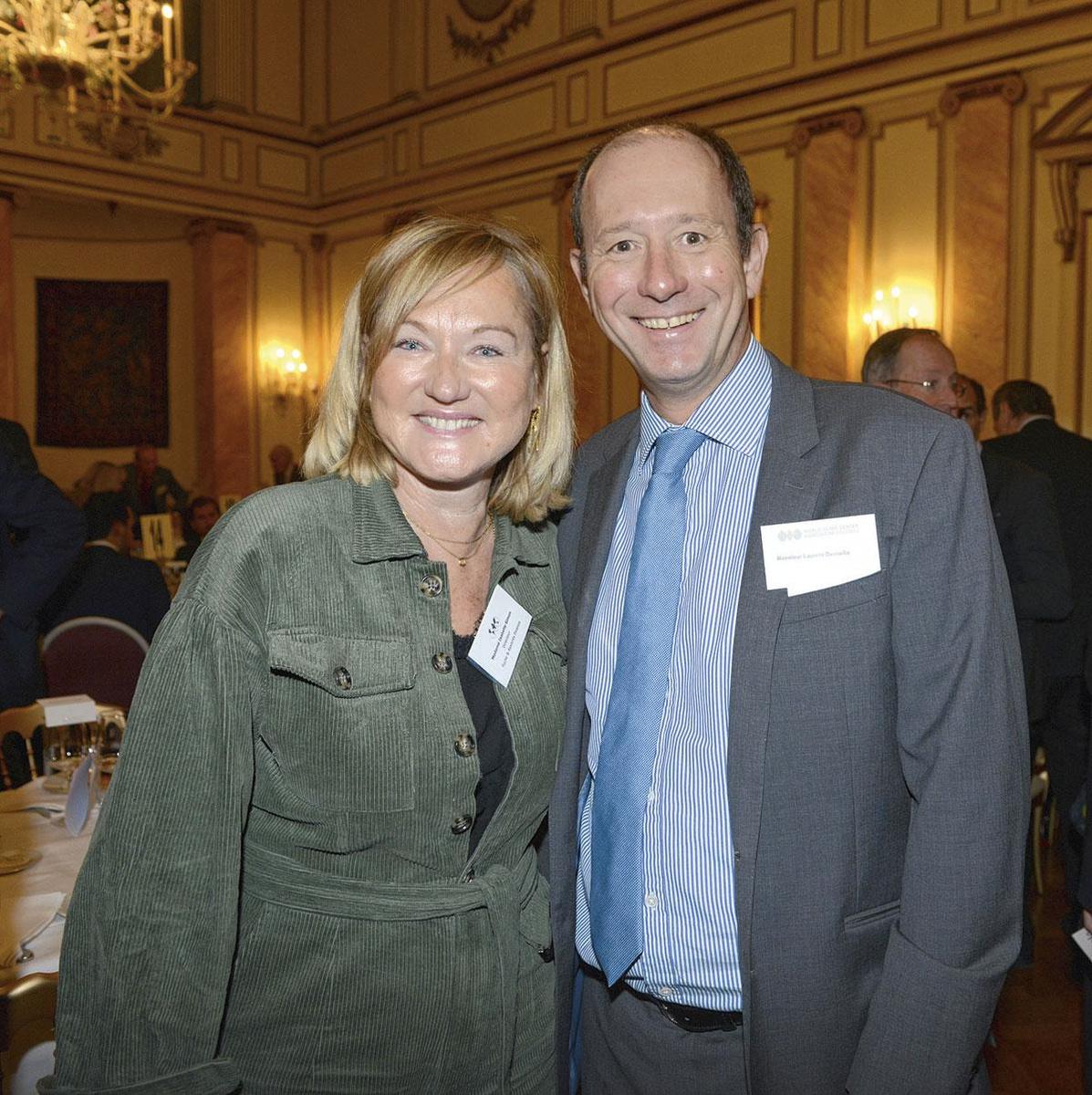 Isabelle Simon, directrice Fuchs & Associés Finance, et Laurent Desseille, directeur de Hestia Family Office.