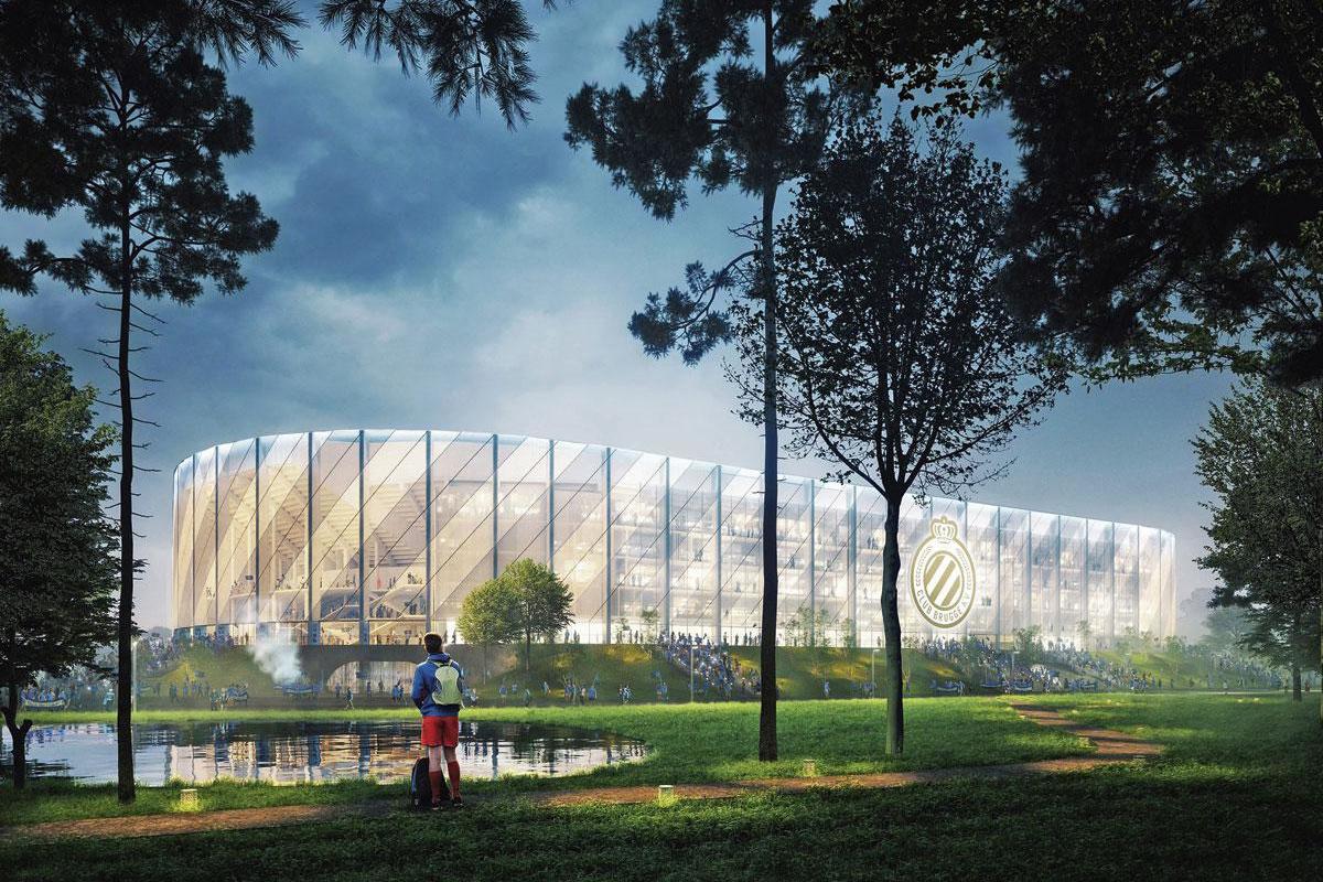 Esquisse du nouveau stade Ce nouveau temple, dont le coût est évalué à 100 millions d'euros, pourra accueillir 40.000 spectateurs dès 2024.