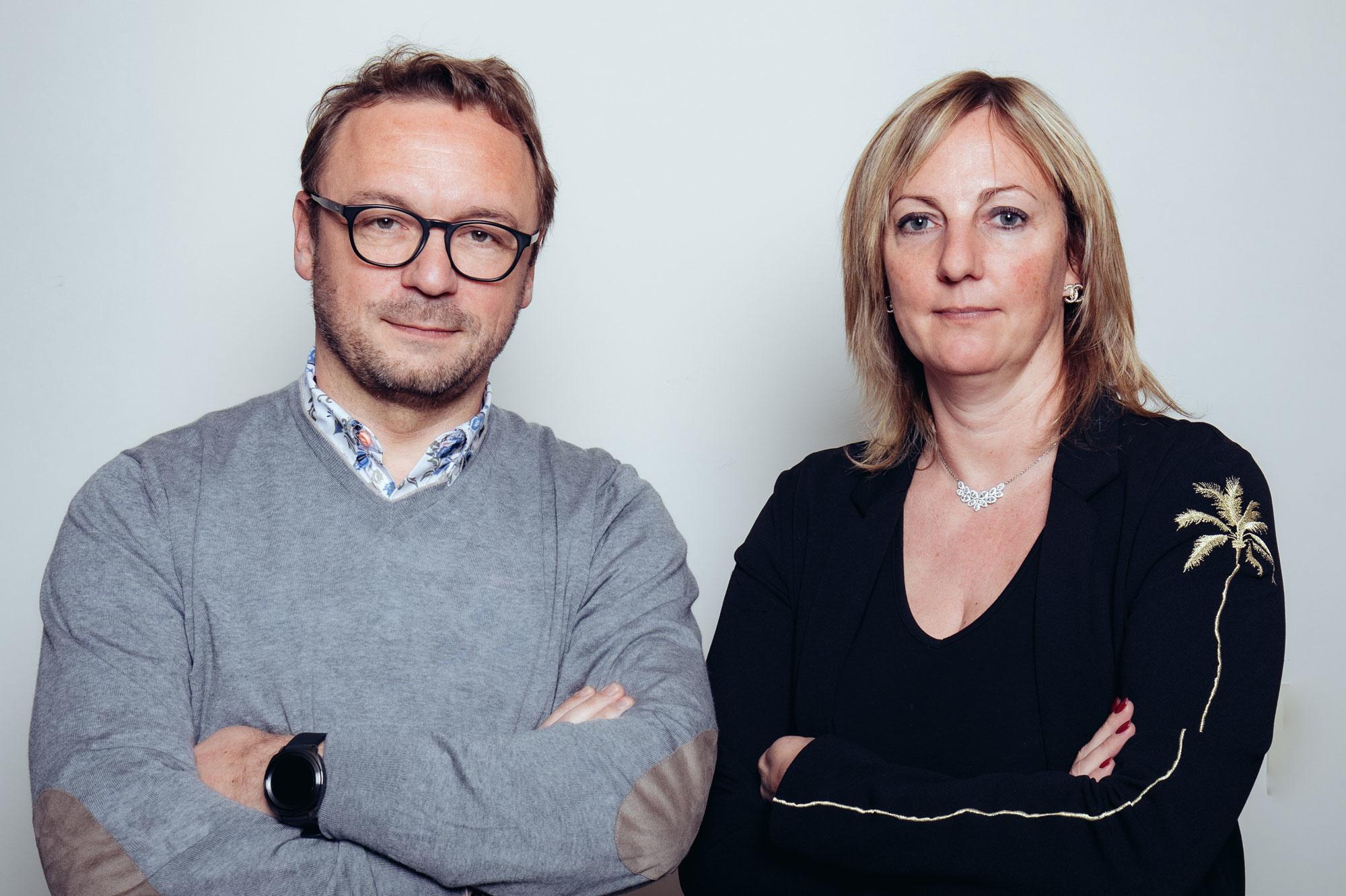 Marc Foidart et Mélanie Mestdagt.