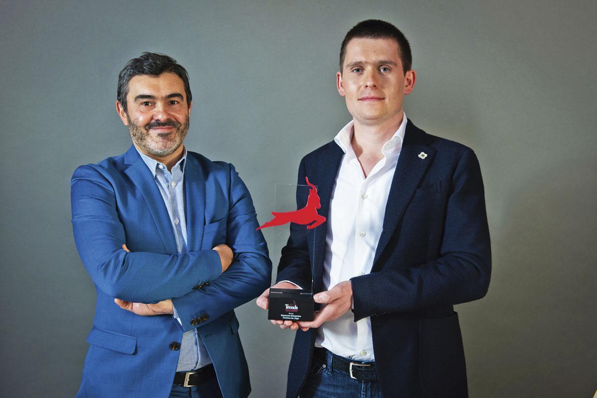José Palomo, business development manager chez Group S, et Julien Loiseau, CEO de Loiseau.