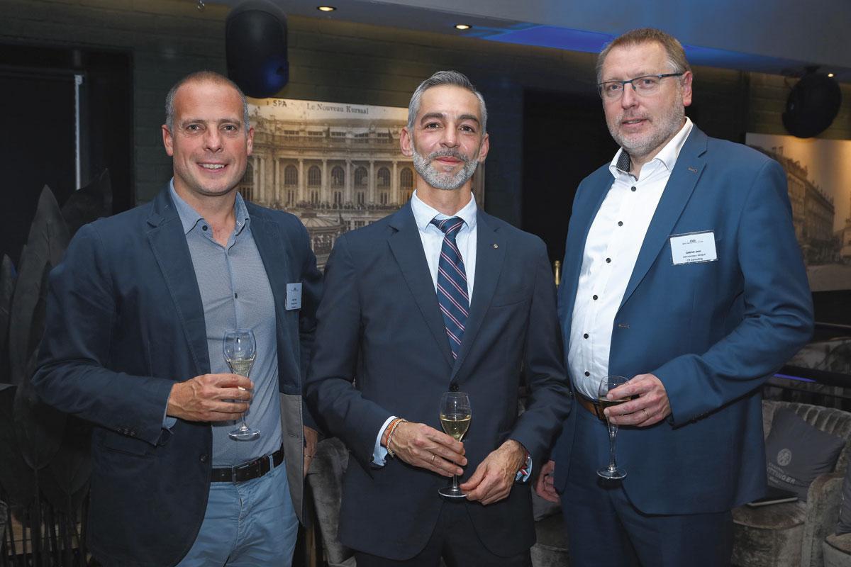 Julien Hans, managing partner de Connectic, Antoine Criscenzo, private banker chez Edmond de Rothschild, et Jean Gabriel, CEO de CFT Consulting.