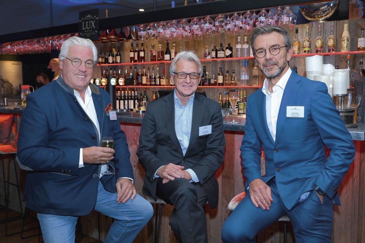 Philippe Renson, CEO de Conserverie & Moutarderie belge, Vincent Pissart, CEO de VPG, et Vincent Piron, CEO de Vincent Piron.