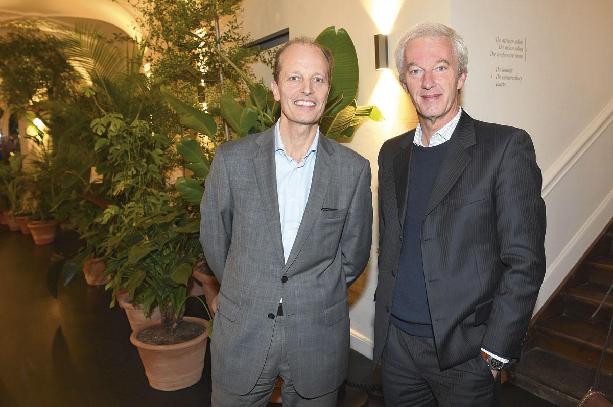Emmanuel Mignot, président de Belgian Shell, et Vincent Geûens, partner fusions & acquisitions chez Transferius.