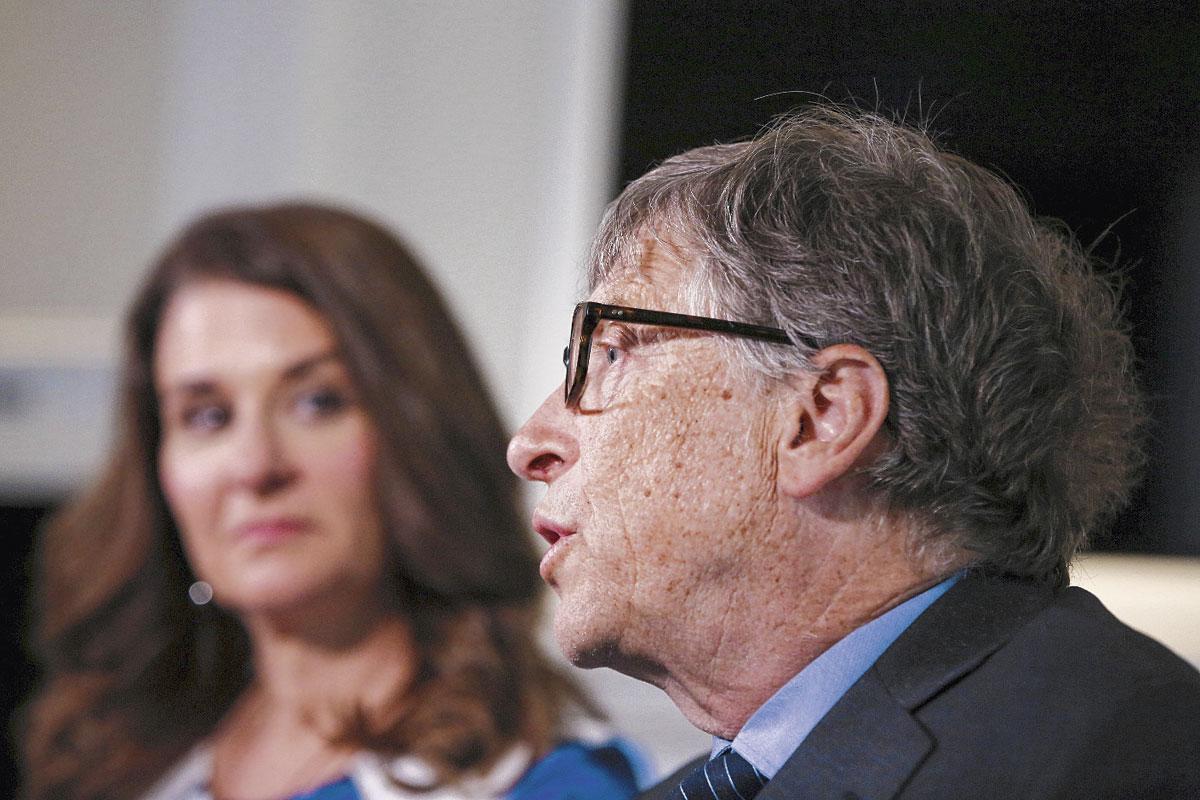 Bill Gates et son épouse Melinda. 