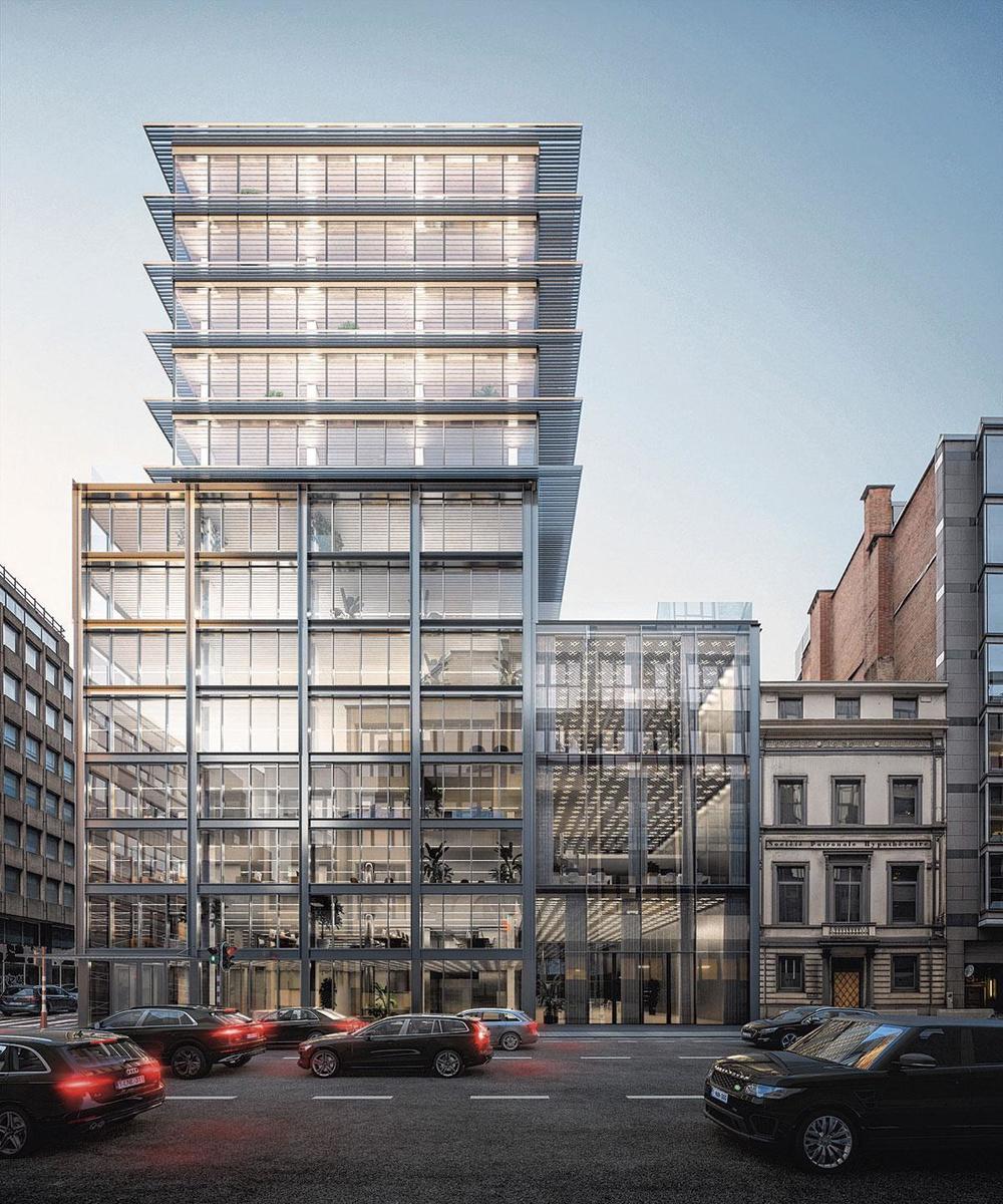 COMMERCE 46 - Situé rue Belliard, cet immeuble, propriété d'Allianz, sera livré à l'automne et est entièrement loué à ING, qui cherche déjà à sous-louer cet ensemble de 14.200 m2.