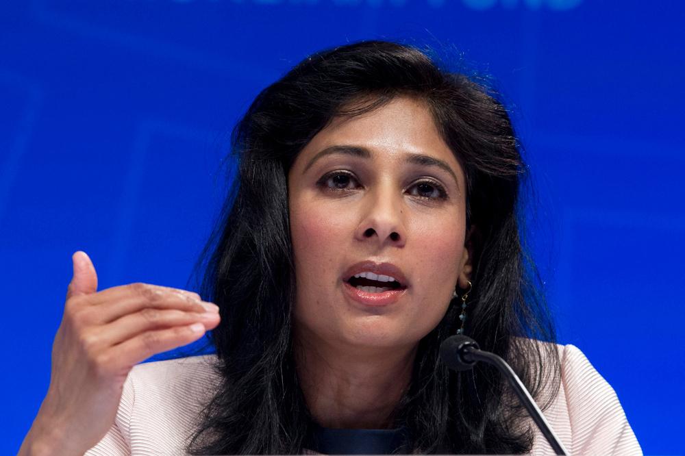 L'économiste en chef du Fonds monétaire international, Gita Gopinath