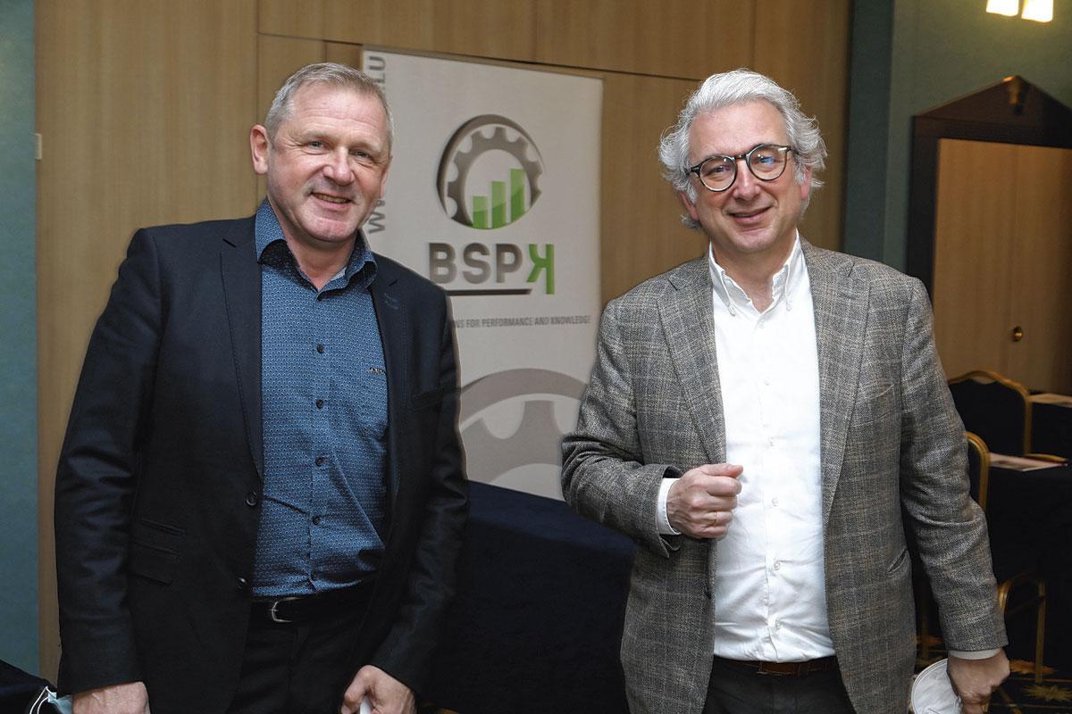 Daniel Hein, directeur général de Willemen Construction, et Fabio Trevisan, partner chez BSP.