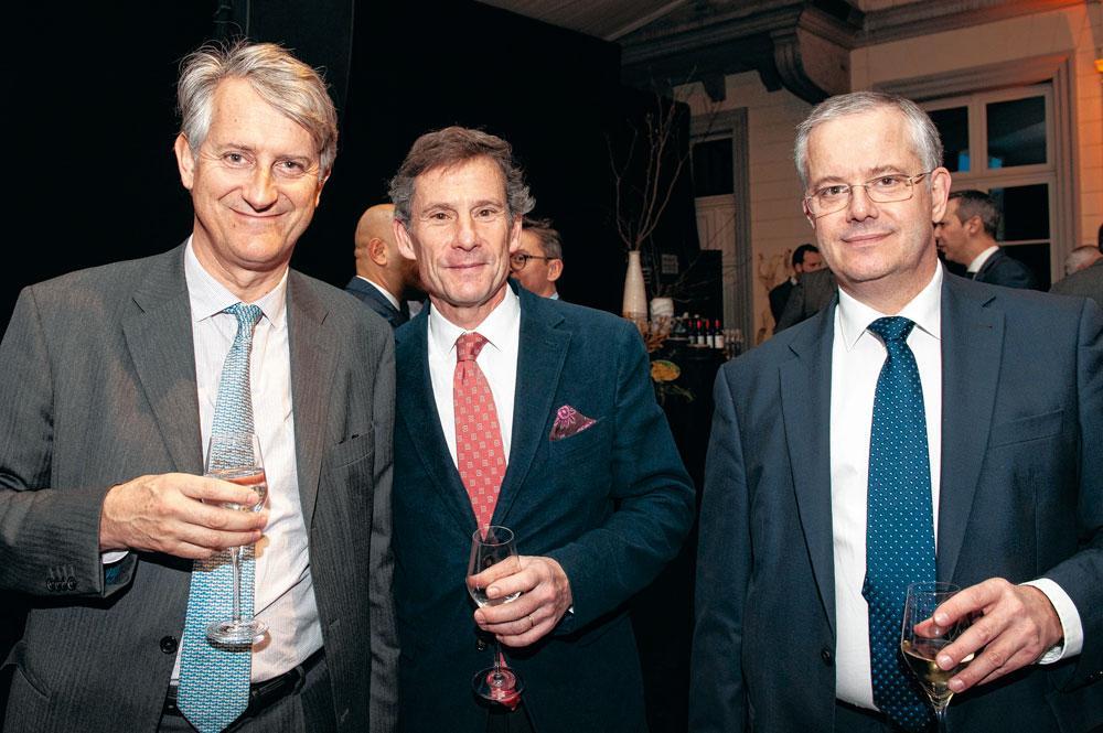 Pierre Nothomb, administrateur délégué de Deminor, Michel Van Steenberghe, consultant, et Pascal Stroobant, partner chez Q7 Leader.