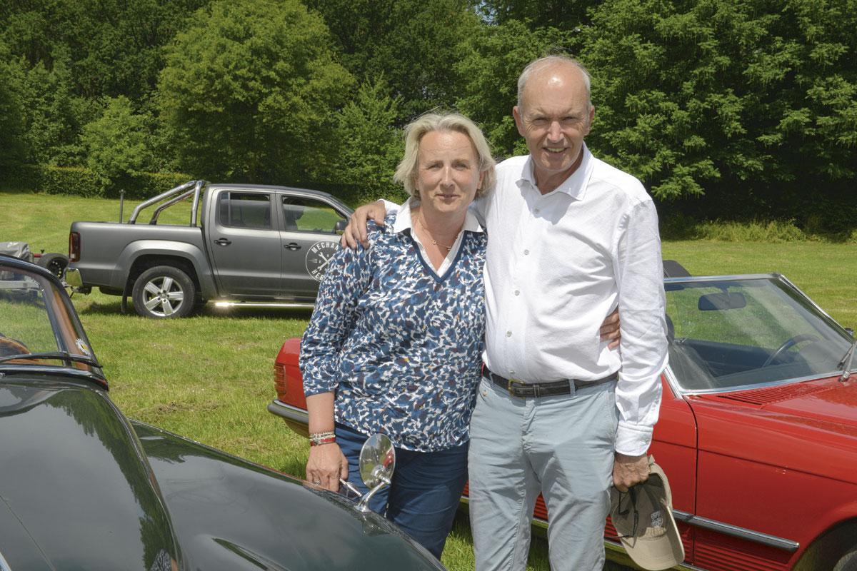 3. Charles-Albert Peers de Nieuwburgh, CEO d'Alcogroup, et son épouse Axelle.