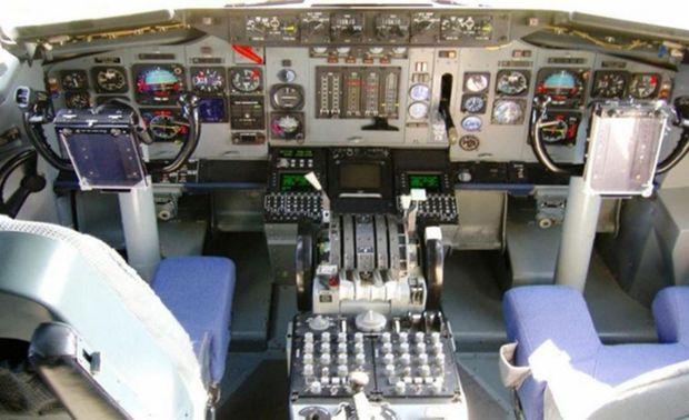 De oude cockpit