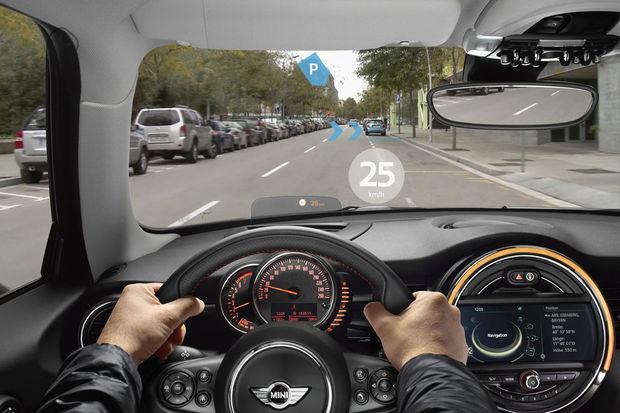 Slimme bril van Mini biedt bestuurders extra informatie tijdens het rijden
