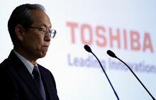 Toshiba Corp CEO Satoshi Tsunakawa.