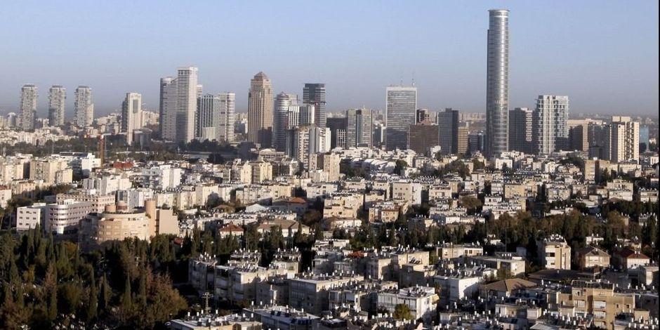 Tel Aviv skyline.