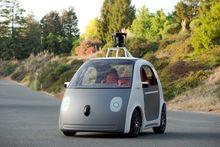 De autonome auto van Google.