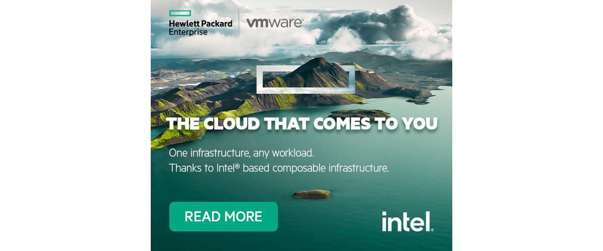 Avec HPE et VMware, le cloud vient à vous