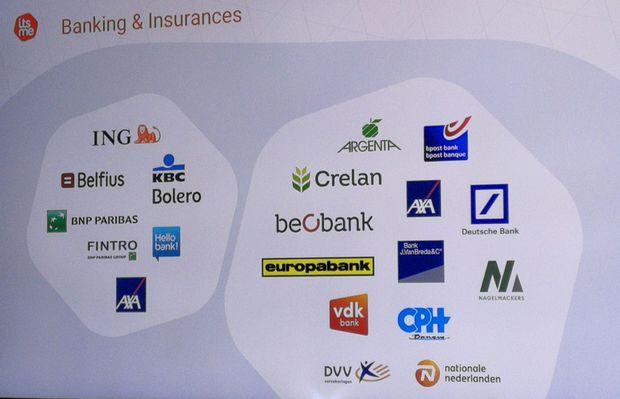 Treize nouvelles banques et compagnies d'assurance (droite) ont confirmé l'intégration à brève échéance de l'authentification via Itsme
