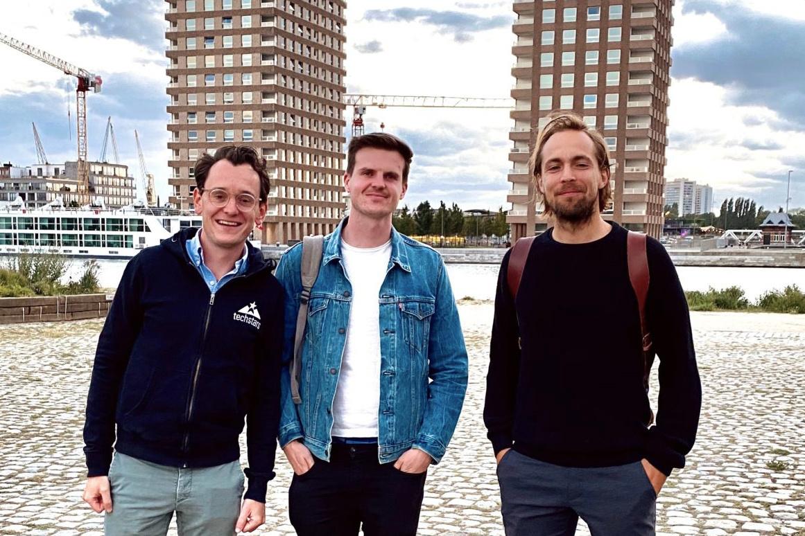 Les trois fondateurs d'Oper. De gauche à droite: Geert Van Kerckhoven (CEO), Wouter Lachat et Nick Van Berckelaer (CTO).