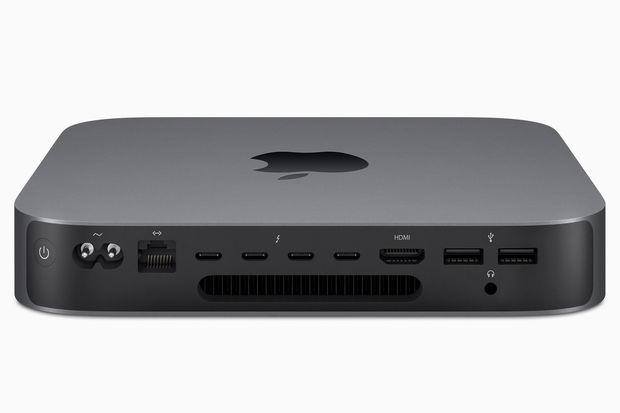 Les connecteurs du nouveau Mac Mini.