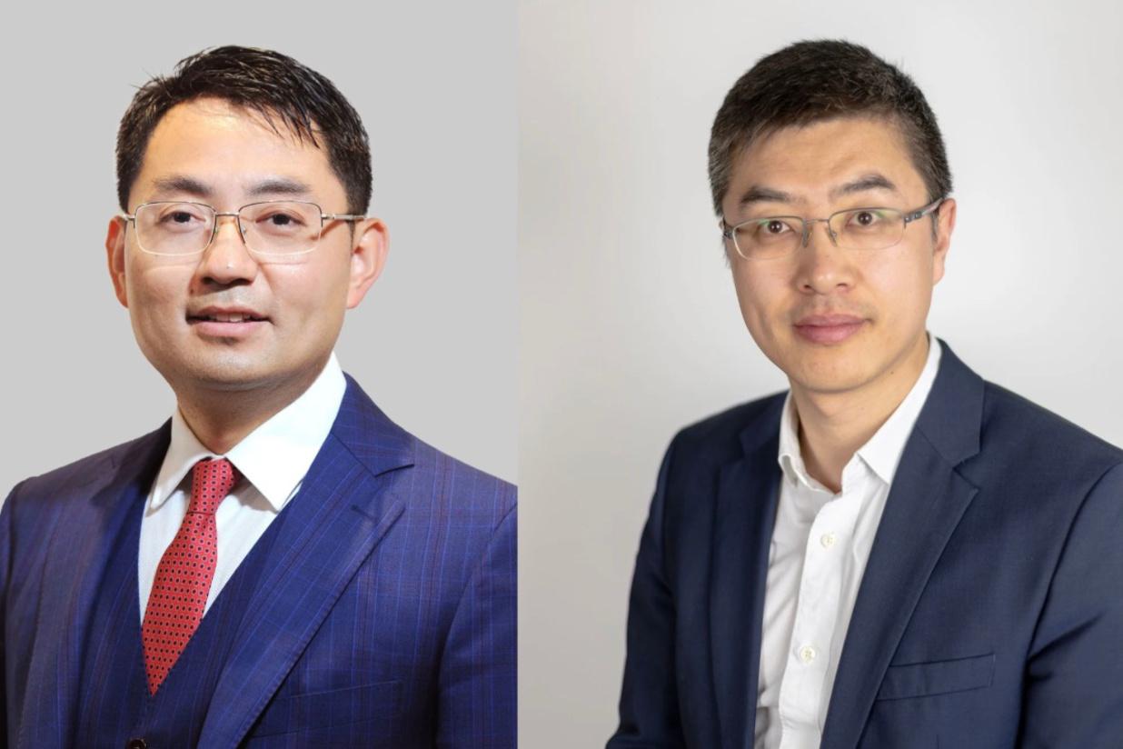 Walter Ji, President Of Europe (Huawei Consumer Business Group) et Allen Yao, Country Manager Huawei Belgium & Luxembourg (Consumer Business Group).