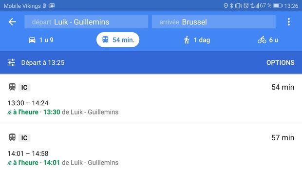 Google Maps vous montre désormais si votre train accuse ou non du retard. 