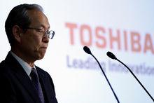 Toshiba Corp CEO Satoshi Tsunakawa.