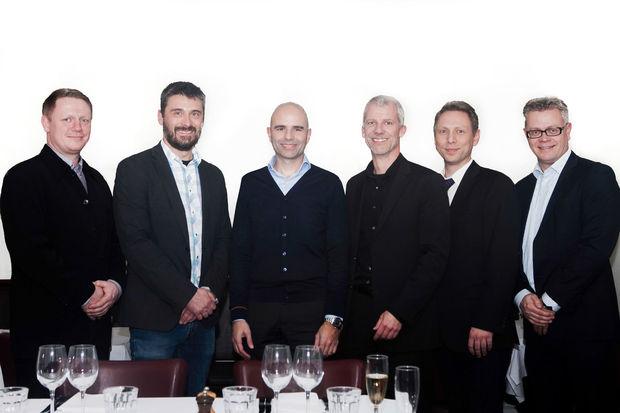 Claus Kuno (CFO Jaynet), Jakob Kjærgaard, Ian Zein, Michael Meister, Bo Erichsen (CTO Jaynet), Morten Jensen (Sales & Marketing Director Jaynet)