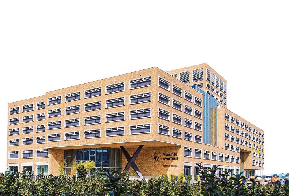 Le bâtiment Herman Teirlinck à Bruxelles: complexe de bureaux ayant une fonction exemplaire autour de la vision du département Facility Services.
