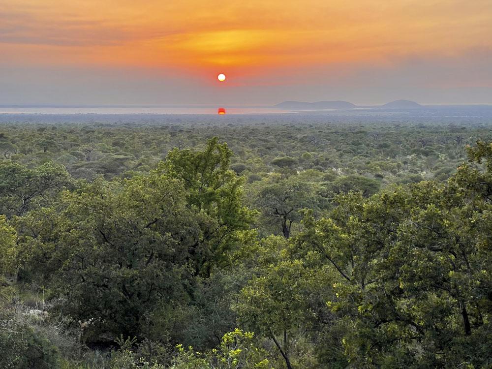 Tanzanie paysage coucher du soleil 