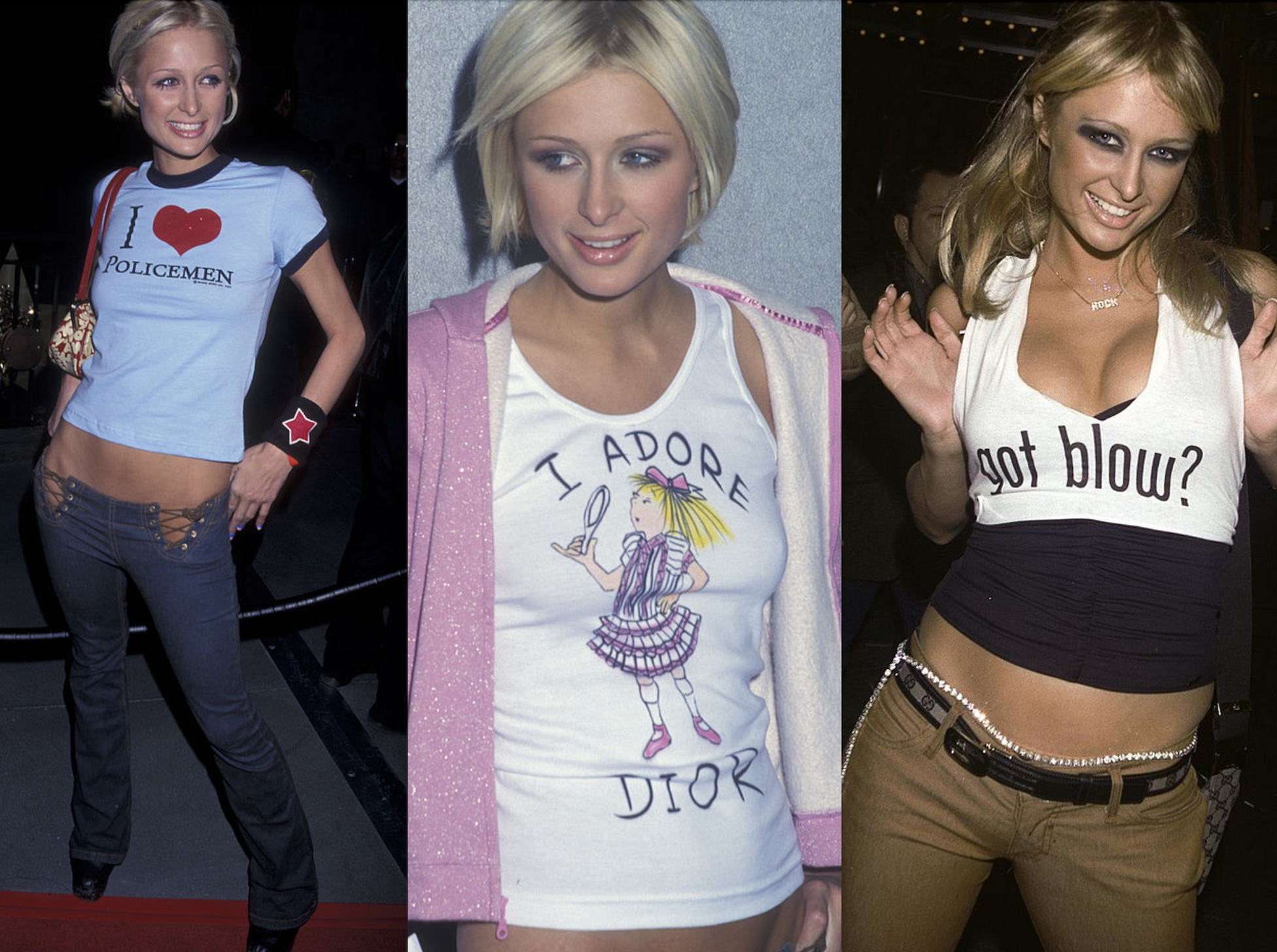 Paris Hilton, fan van het statement-T-shirt