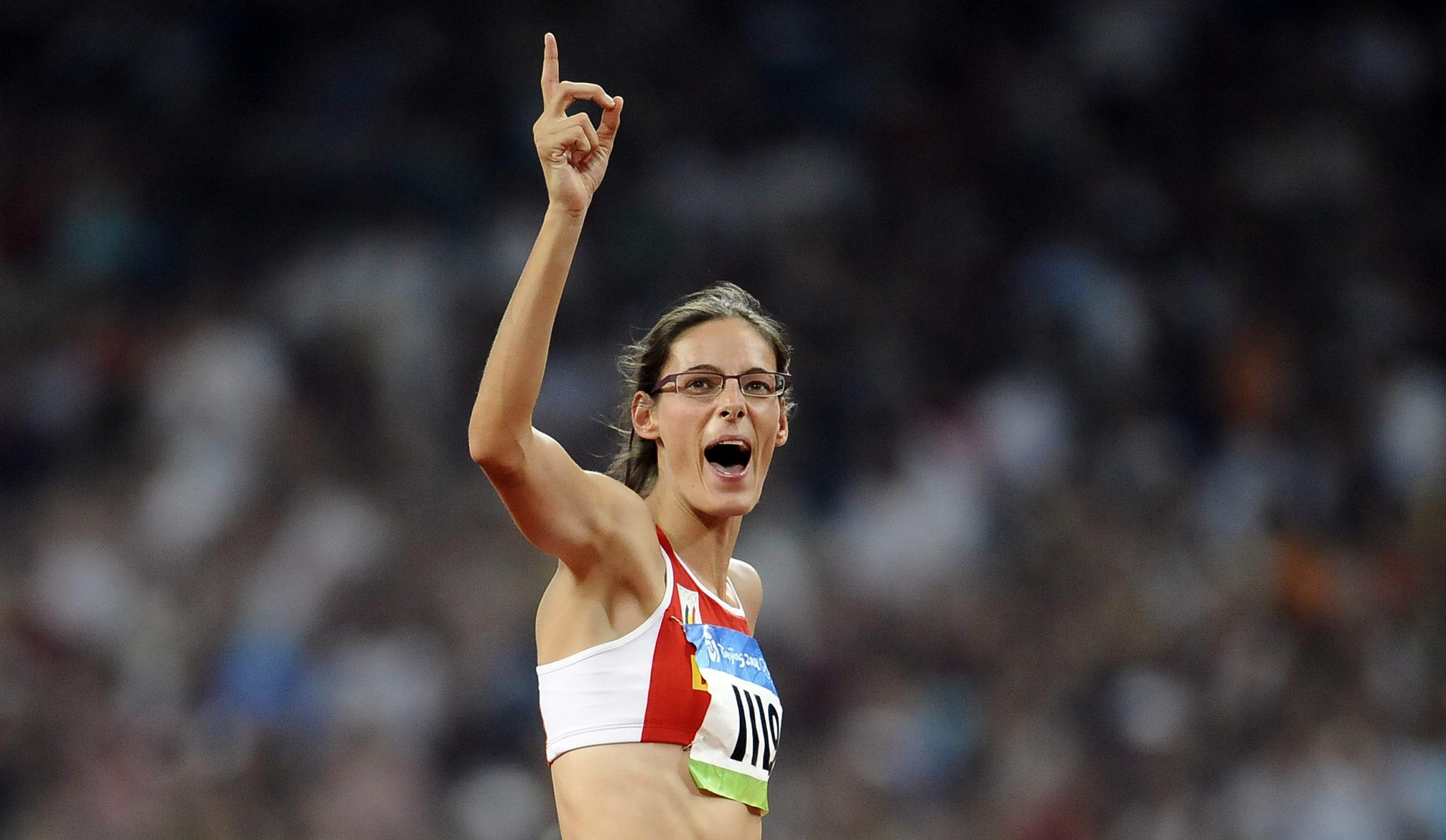 Tia tijdens de Olympische Spelen in Peking (2008) waar ze goud won. (foto belga) BELGA PHOTO BENOIT DOPPAGNE