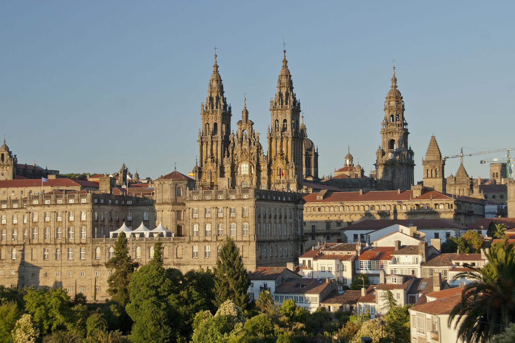 De befaamde St. James Cathedral in Santiago de Compostela. (foto istock)