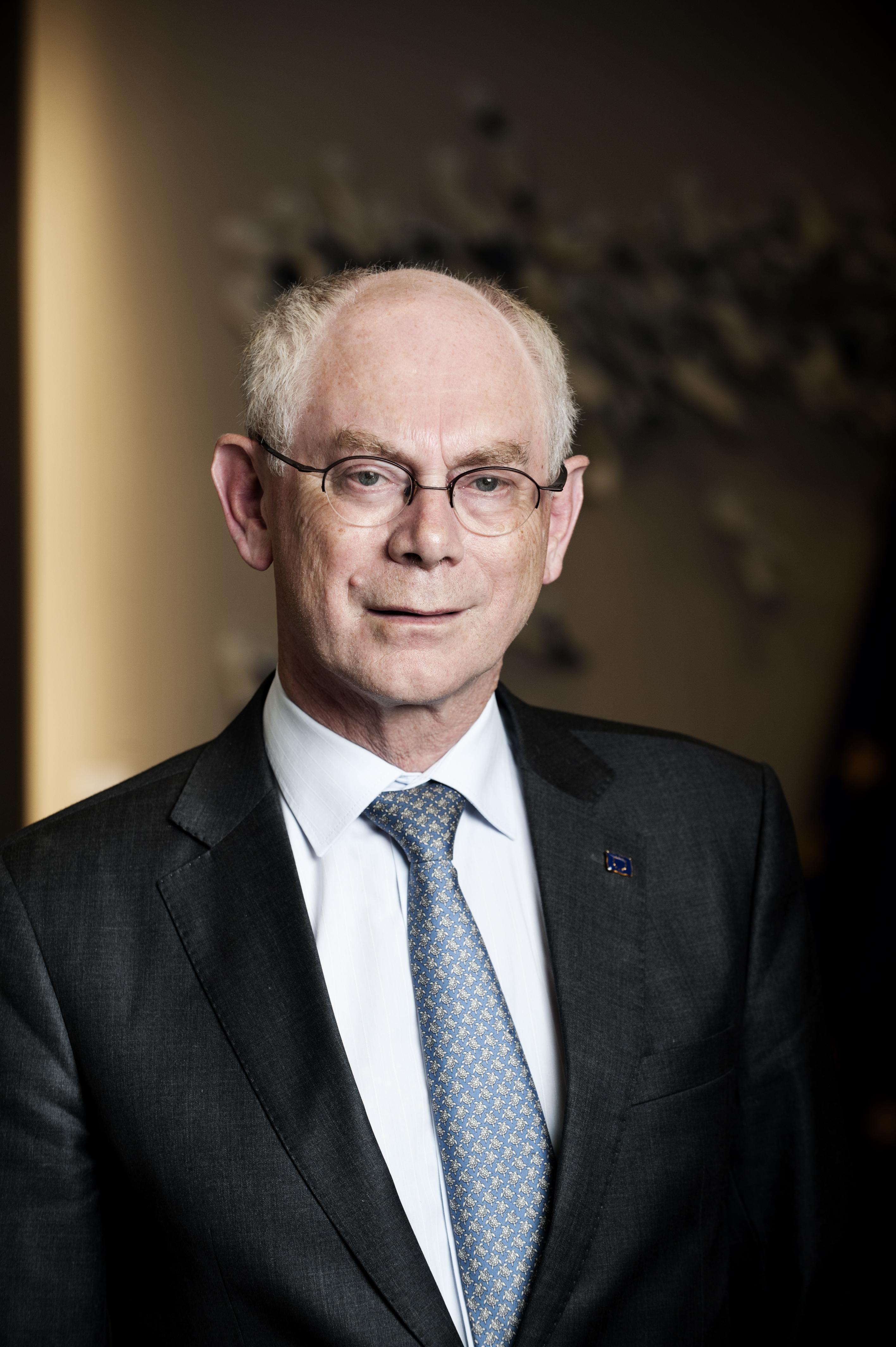Herman Van Rompuy: “Dat de lidstaten het spreidingsplan voor vluchtelingen niet uitvoeren, is natuurlijk pijnlijk. Maar niet alleen een land als Hongarije treft schuld, hè. Ook ons land doet niet genoeg. En vele andere.” (foto belga)