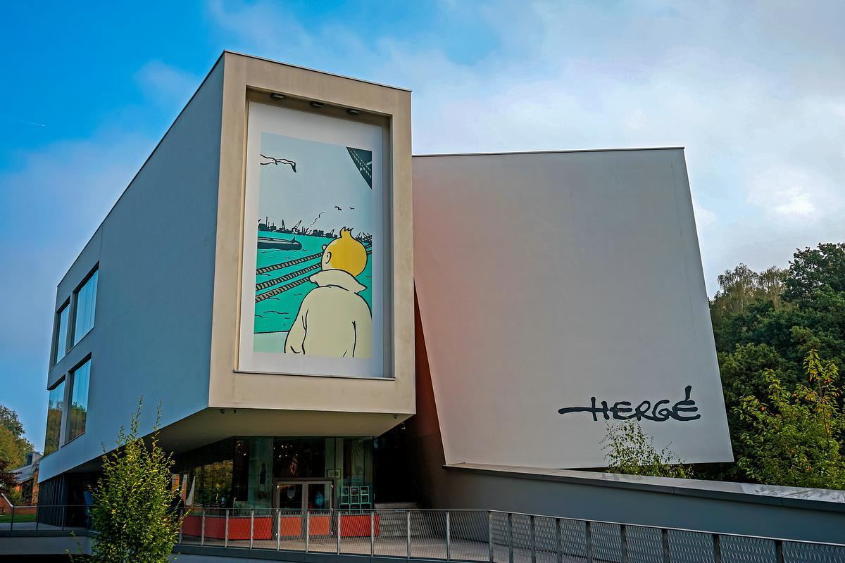 Een must: het Hergé Museum in Louvain-La-Neuve. (foto MTBW)