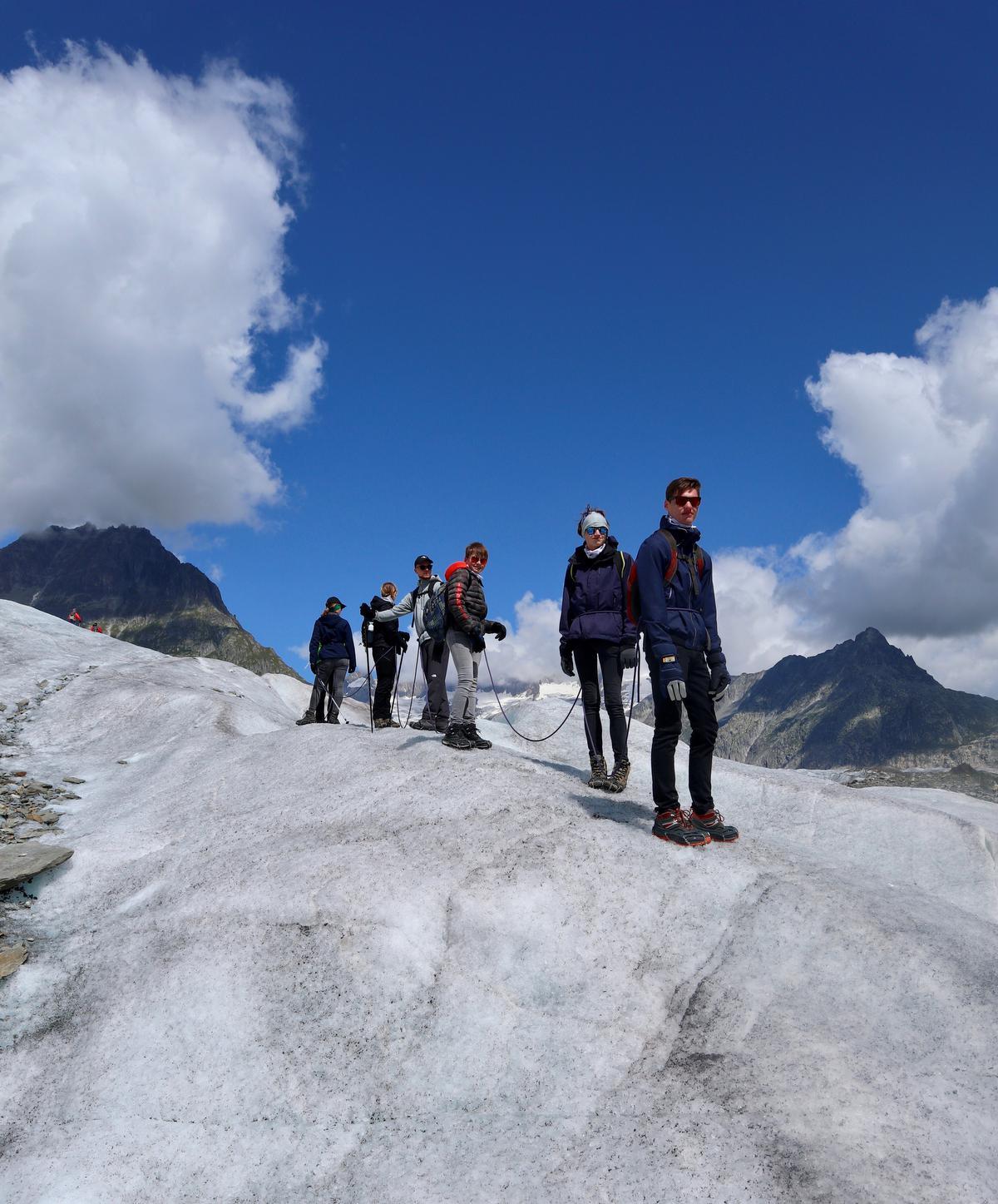 Onze wandeling op de gletsjer is het absolute hoogtepunt van de reis. (foto SRA)